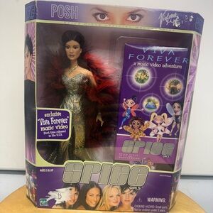 NIB Spice Girls VIVA FOREVER Posh Spice Doll Music Video VHS Hasbro 1999 NRFB